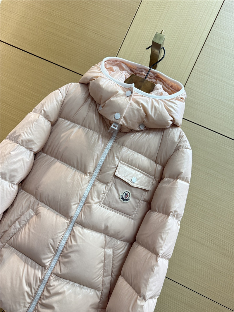 Moncler short hooded down jacket