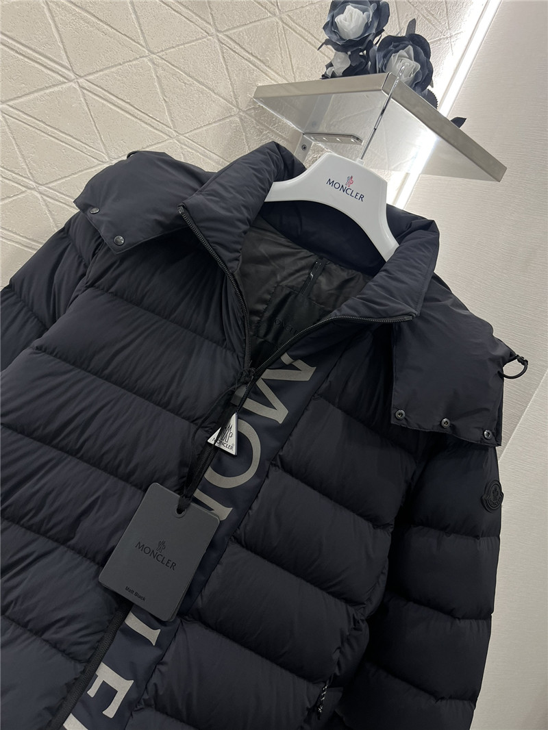Moncler lettering down jacket