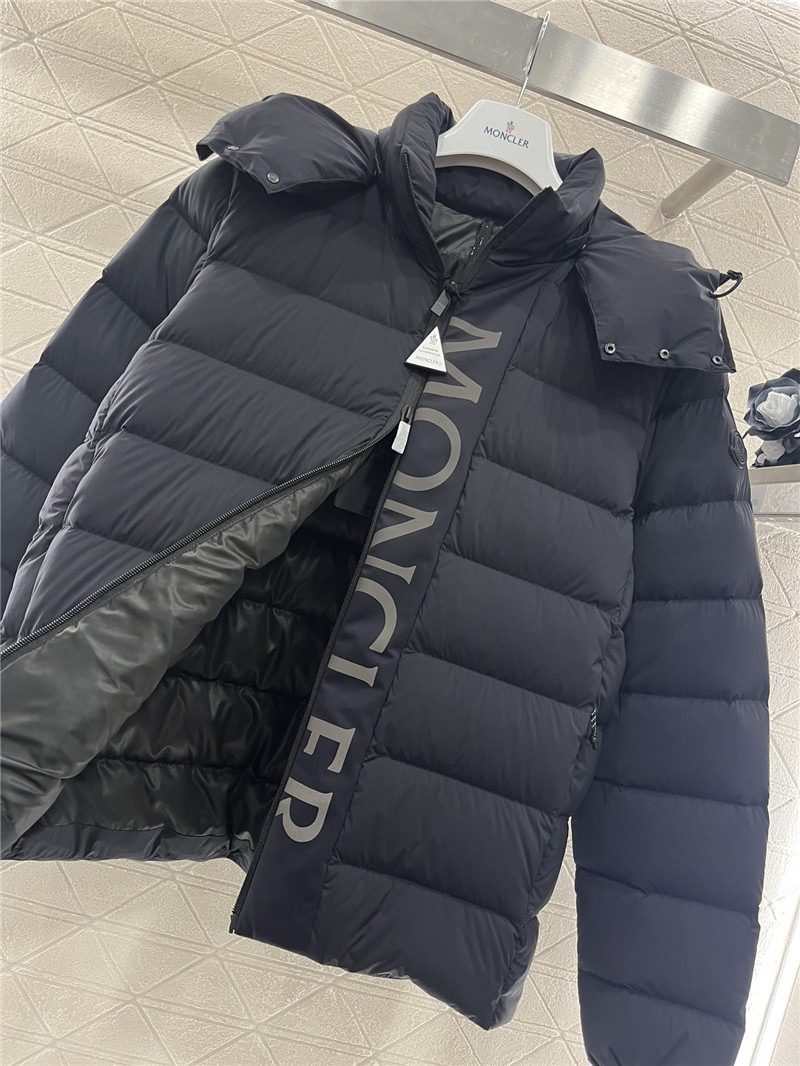 Moncler lettering down jacket