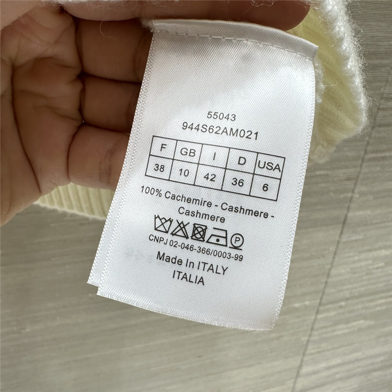 D10r multicolor short sleeve knit top white