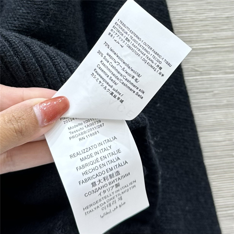 Versace Medusa Wool-Blend Sweater Black