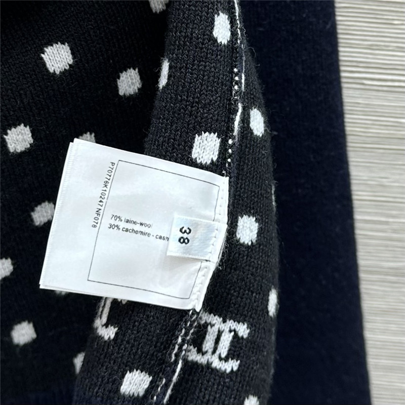 Ch**el hooded knitted jacket