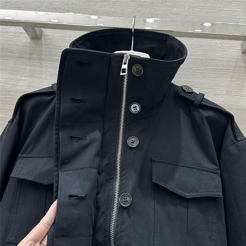 L0ew* mid-length casual coat