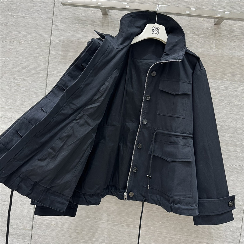 L0ew* mid-length casual coat