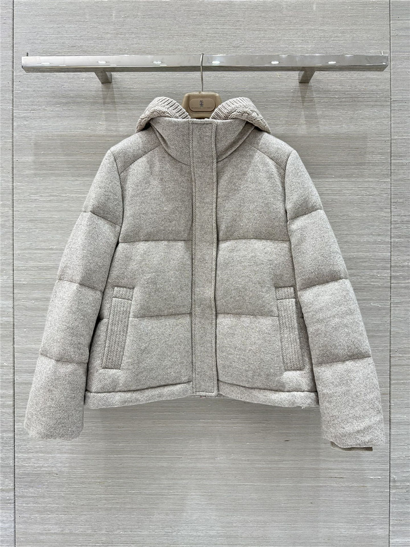 L0r0 P1ana wool and cashmere down jacket