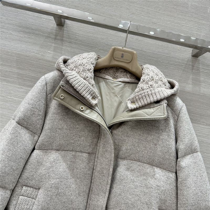 L0r0 P1ana wool and cashmere down jacket