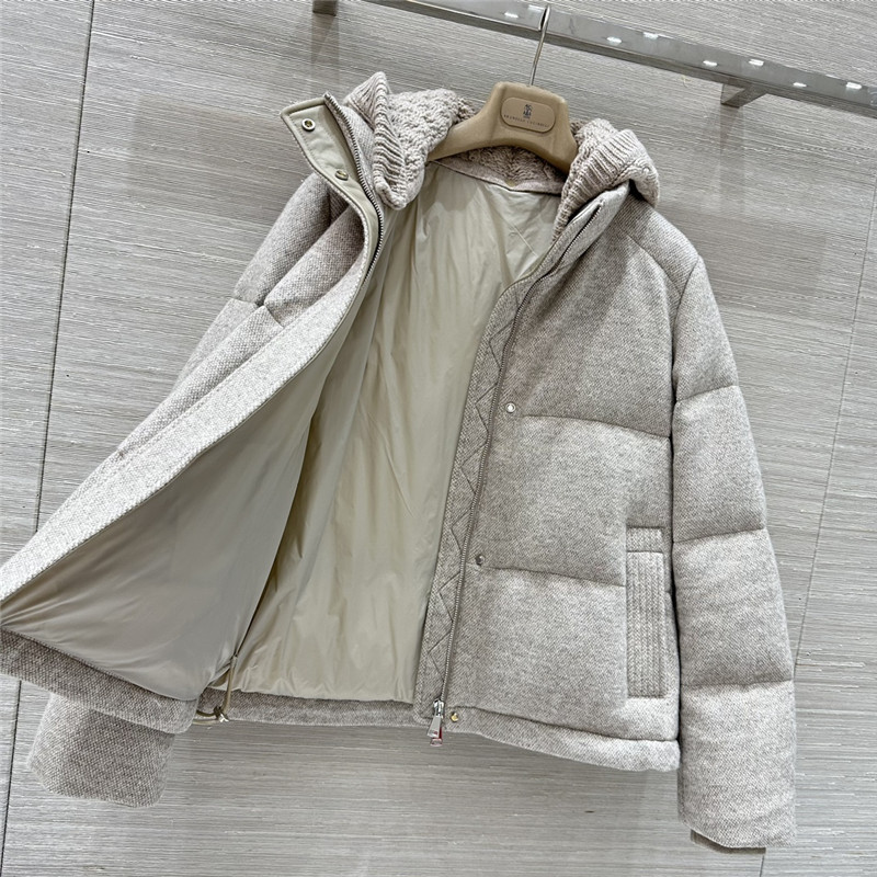L0r0 P1ana wool and cashmere down jacket