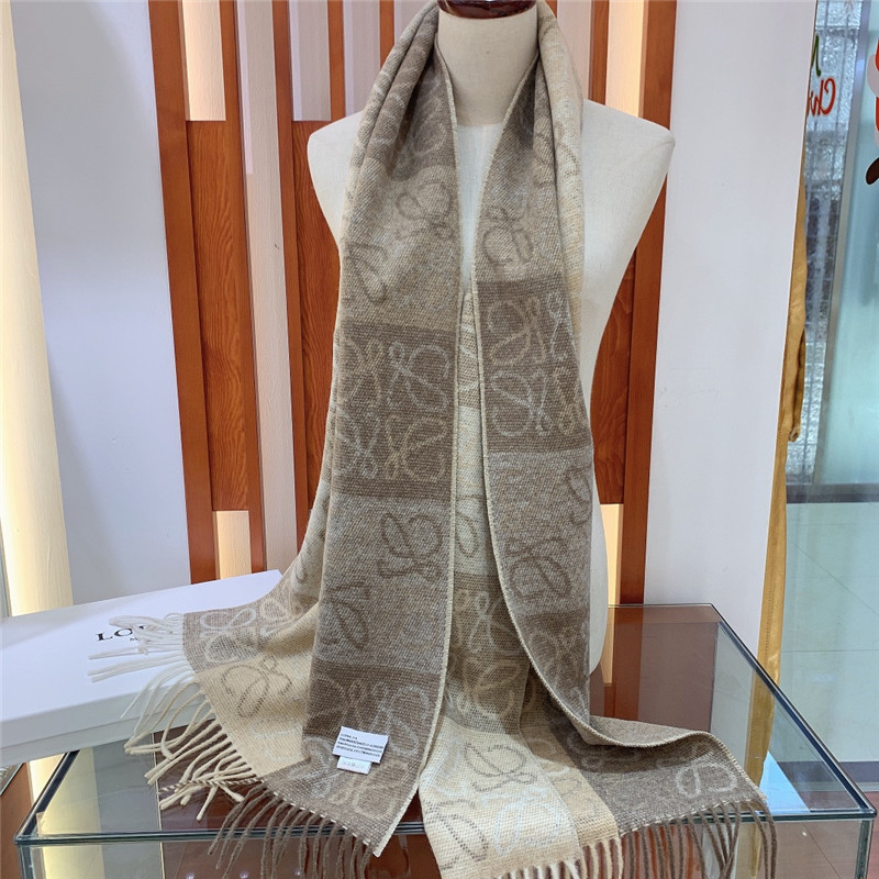 L0ew* two tone checkerboard scarf