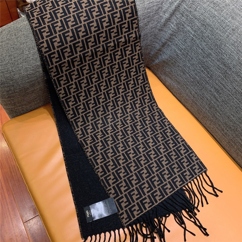 F**di double-sided small f scarf