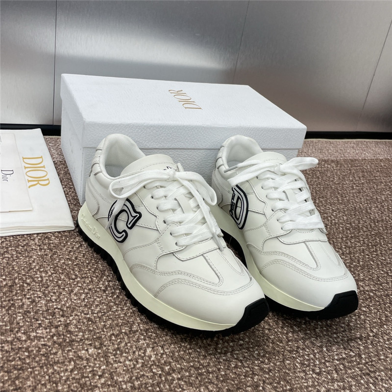 D10r white leather c’est sneakers