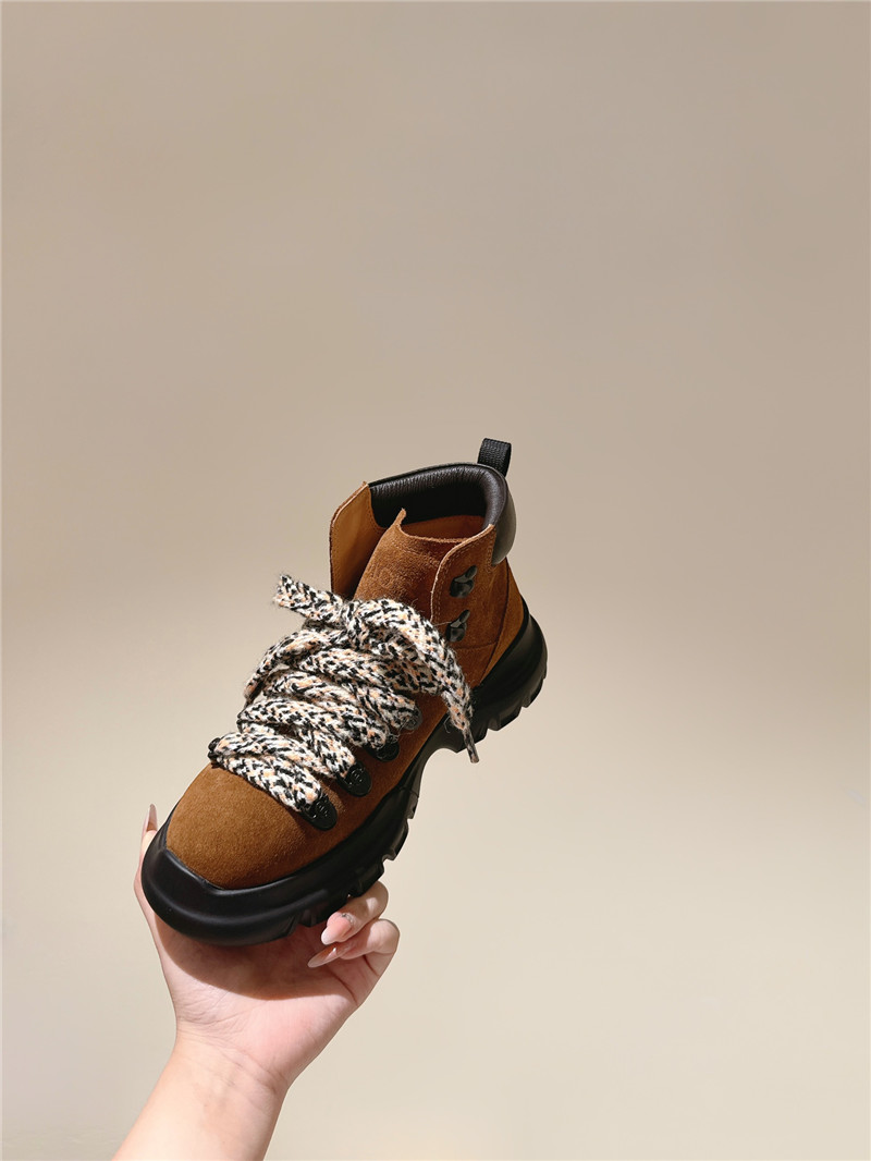 D10r lace-up high-top ankle boots brown