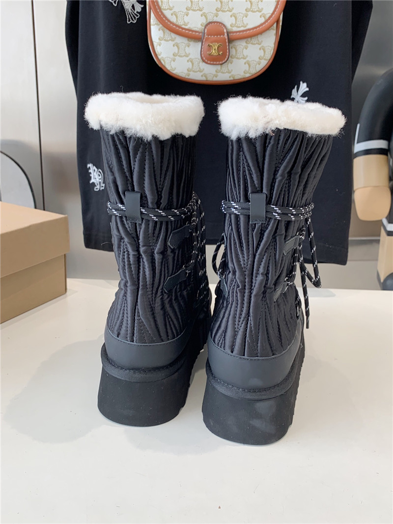 UGG Black Platform Winter Snow Boots