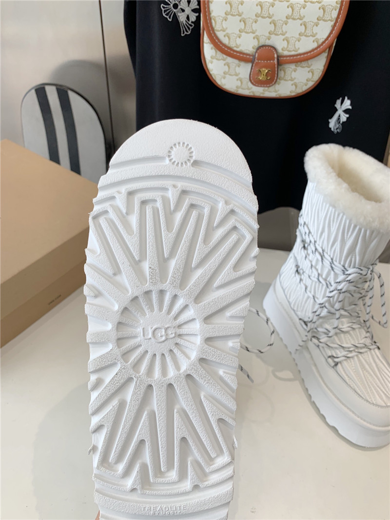 UGG White Platform Winter Snow Boots