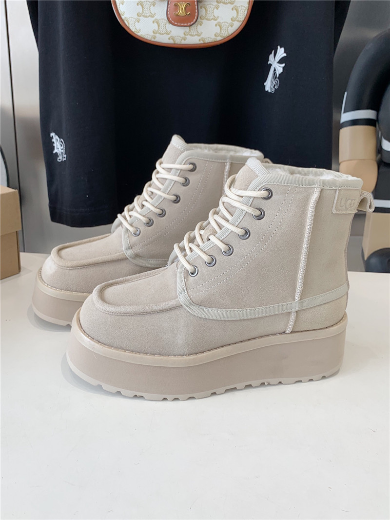 UGG Beige Neumel High Moc Boots