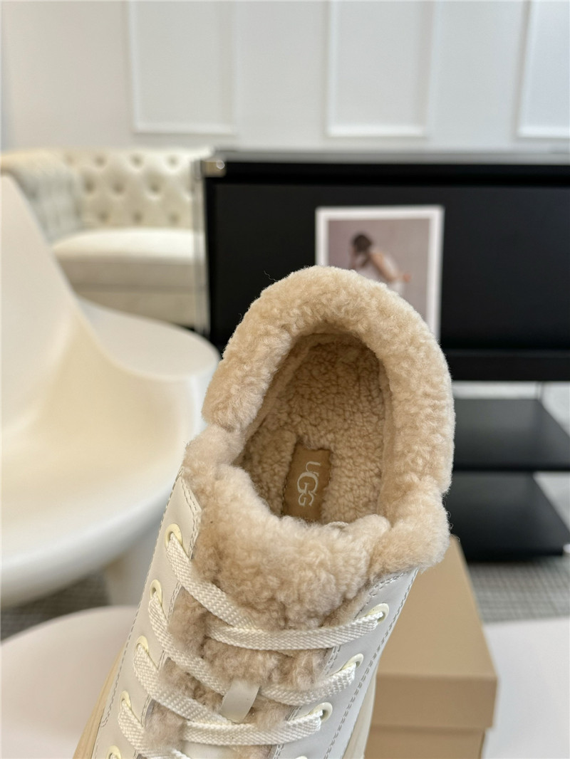 UGG White Platform Sneakers for Women