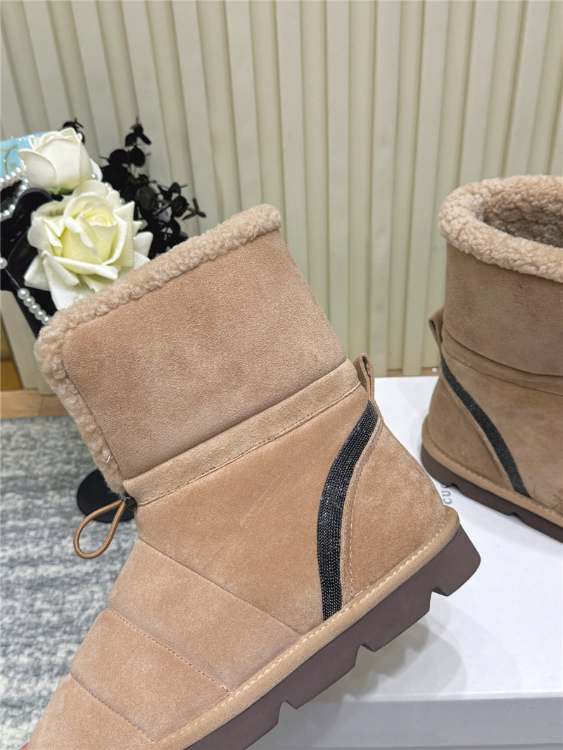 BC Suede Leather Snow Boots