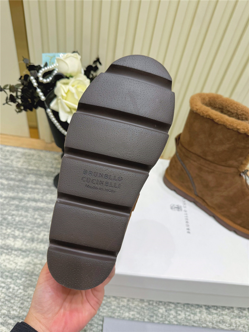 BC Suede Wool Snow Boots