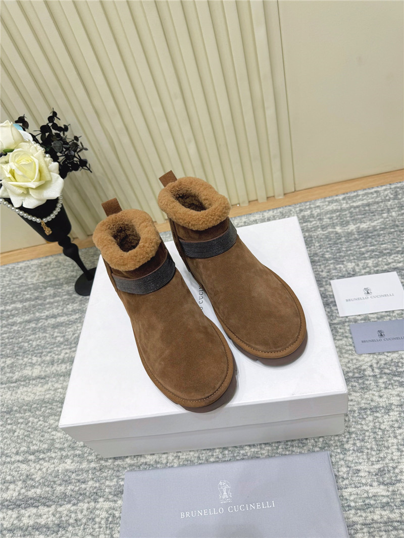 BC Women’s Brown Embellished Suede Boots