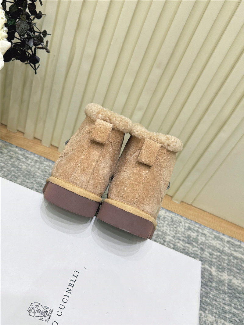 BC Embellished Suede Boots in Brown