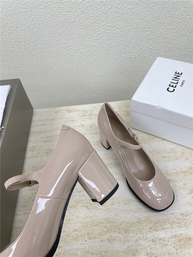 Ce1i*e beyaz rugan mary jane sandals