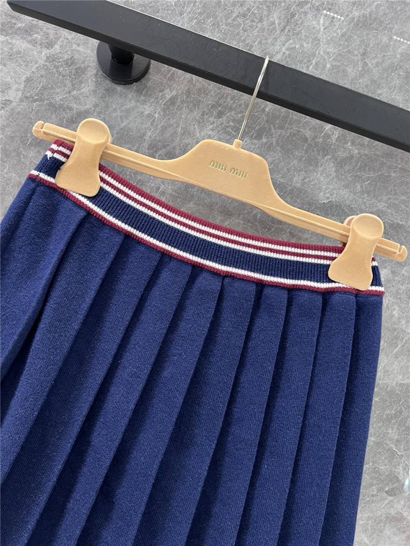 M1um1u high waist pleated skirt