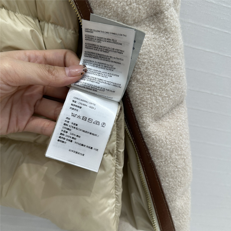 Moncler wool down jacket