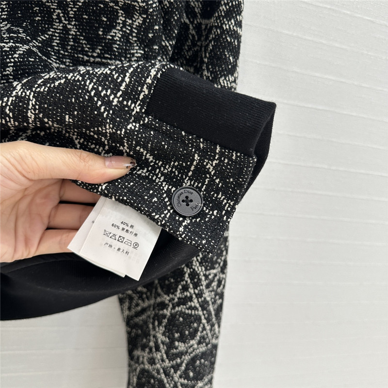 D10r check tweed small coat