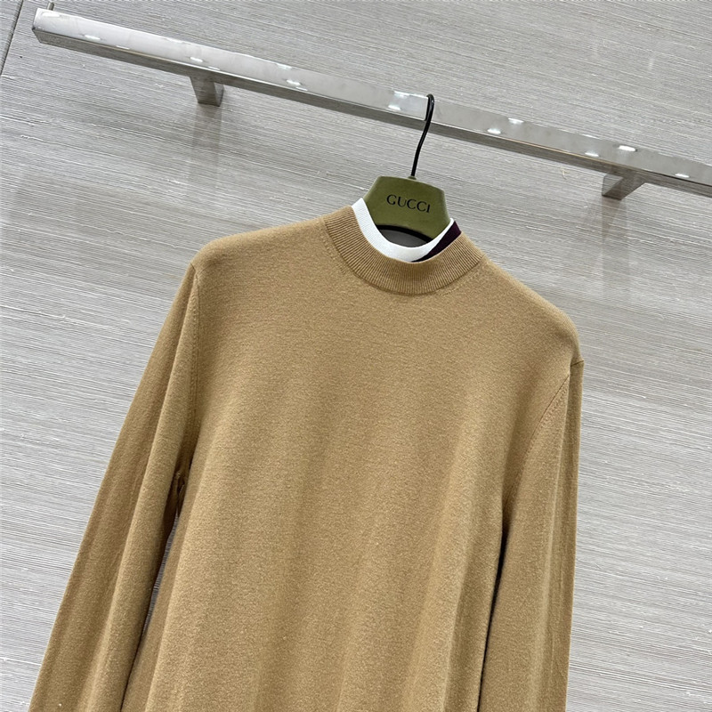 F**di beige wool sweater