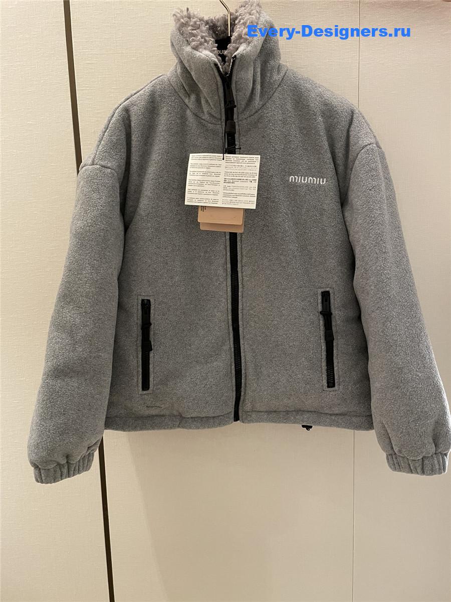 M1um1u polar fleece down jacket