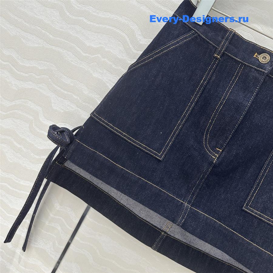 L0ew* denim skirt