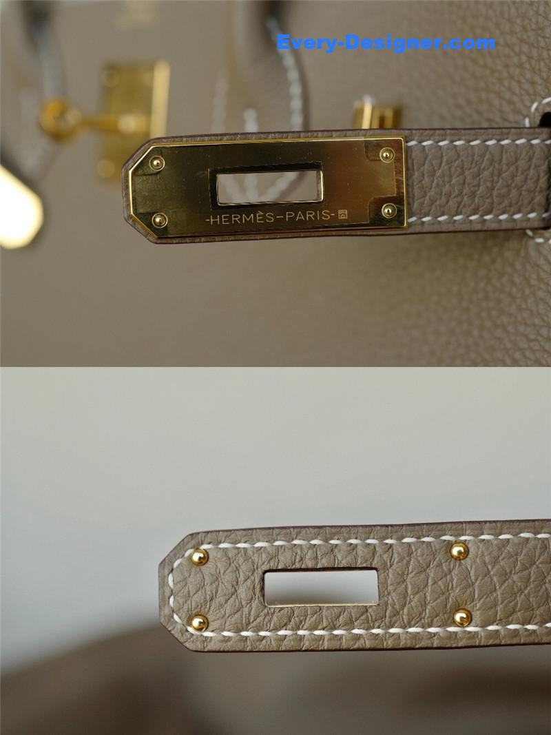 hermes Birkin 30cm togo leather with gold hardware