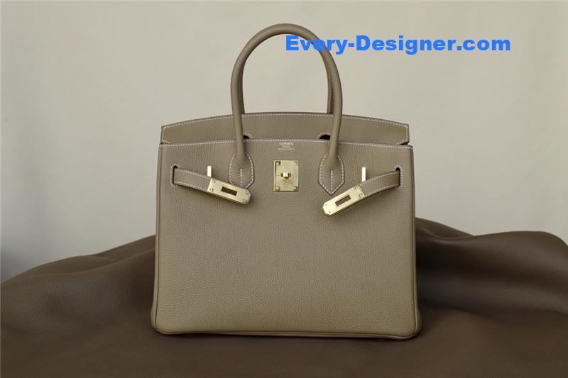 hermes Birkin 30cm togo leather with gold hardware