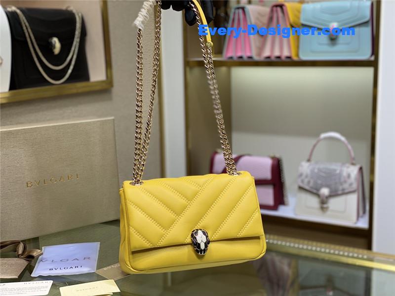 Bv1g*ai serpenti cabochon shoulder bag