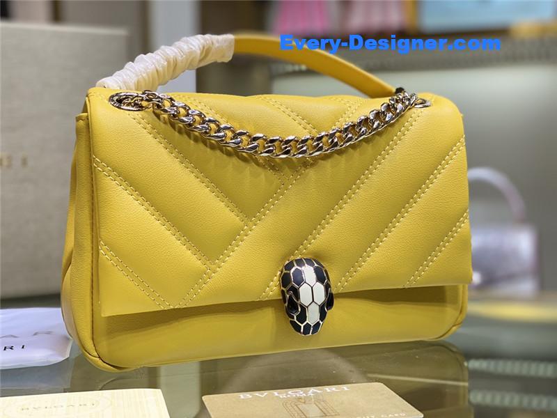 Bv1g*ai serpenti cabochon shoulder bag