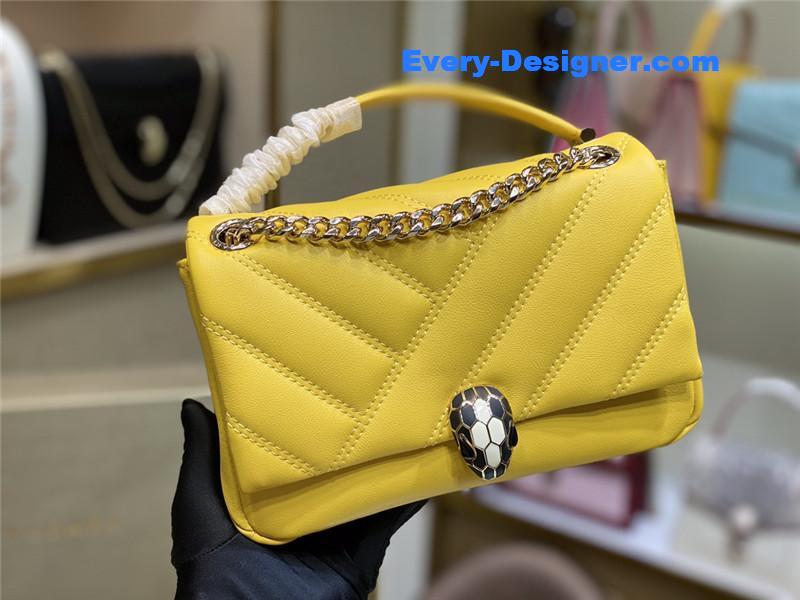 Bv1g*ai serpenti cabochon shoulder bag