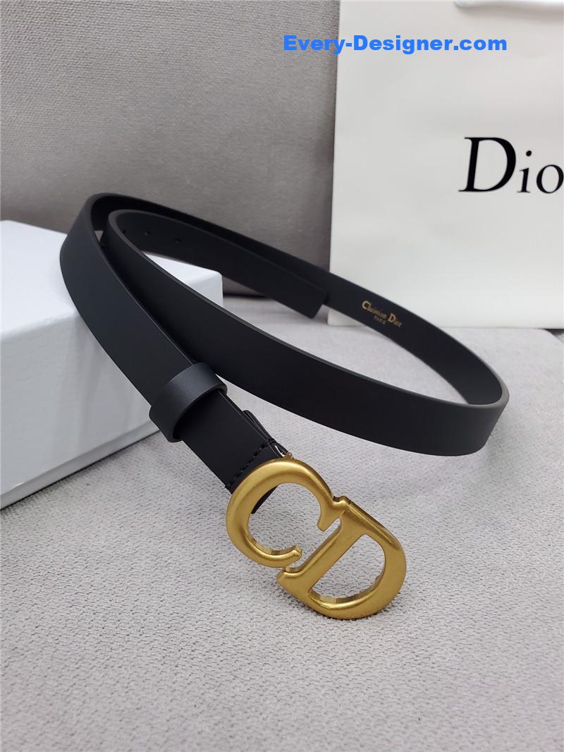 D10r cd black leather belt