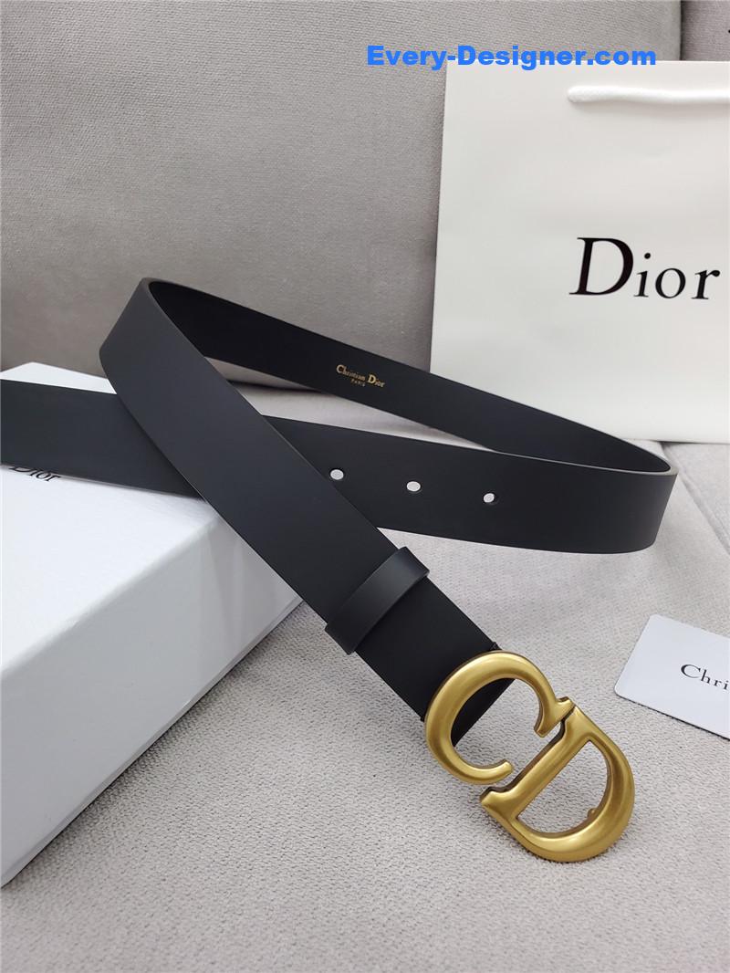 D10r cd black leather belt