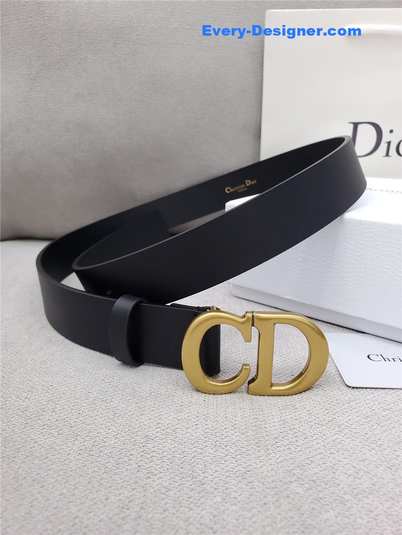 D10r cd black leather belt