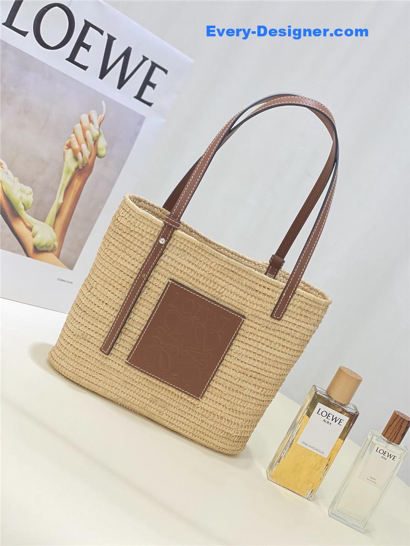 L0ew* shigra basket bag