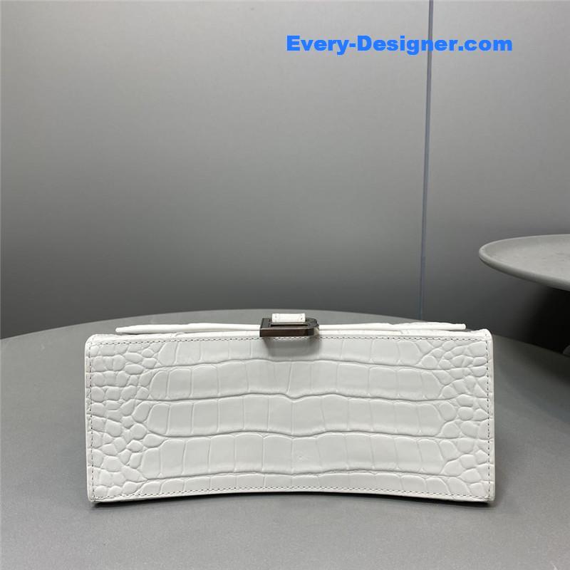 Ba1en*iaga hourglass bag white