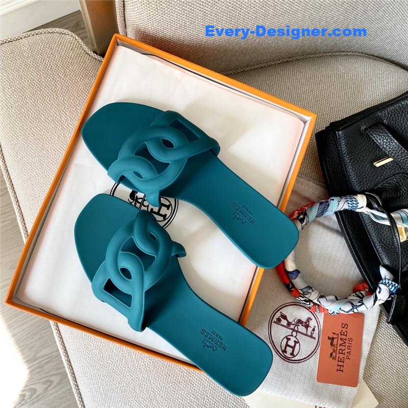 H**me5 new classic pig nose chain slippers