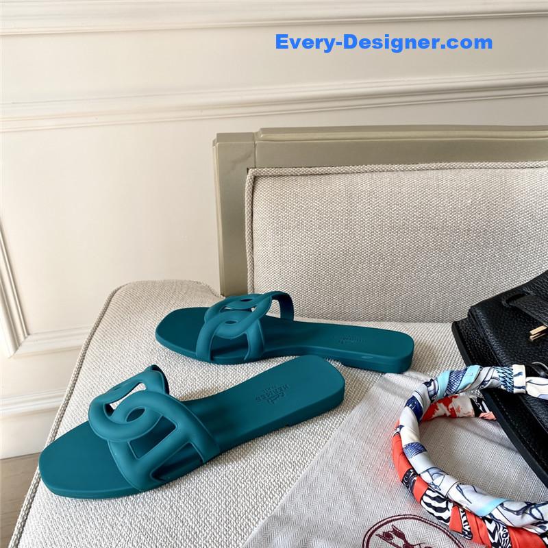 H**me5 new classic pig nose chain slippers