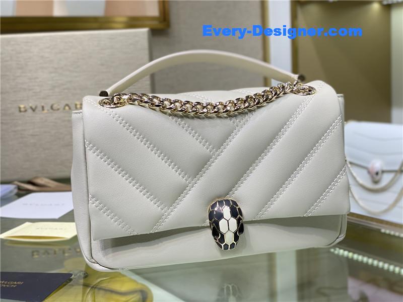 Bv1g*ai serpenti cabochon shoulder bag