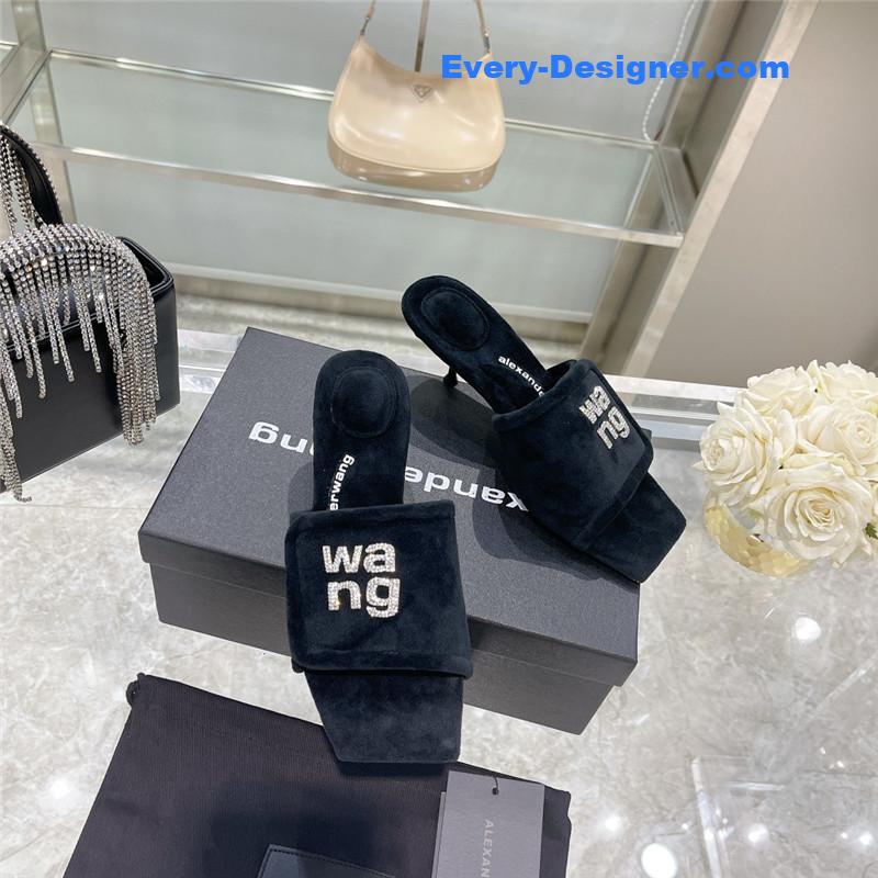 A1exa*der wang rhinestone alphabet slippers