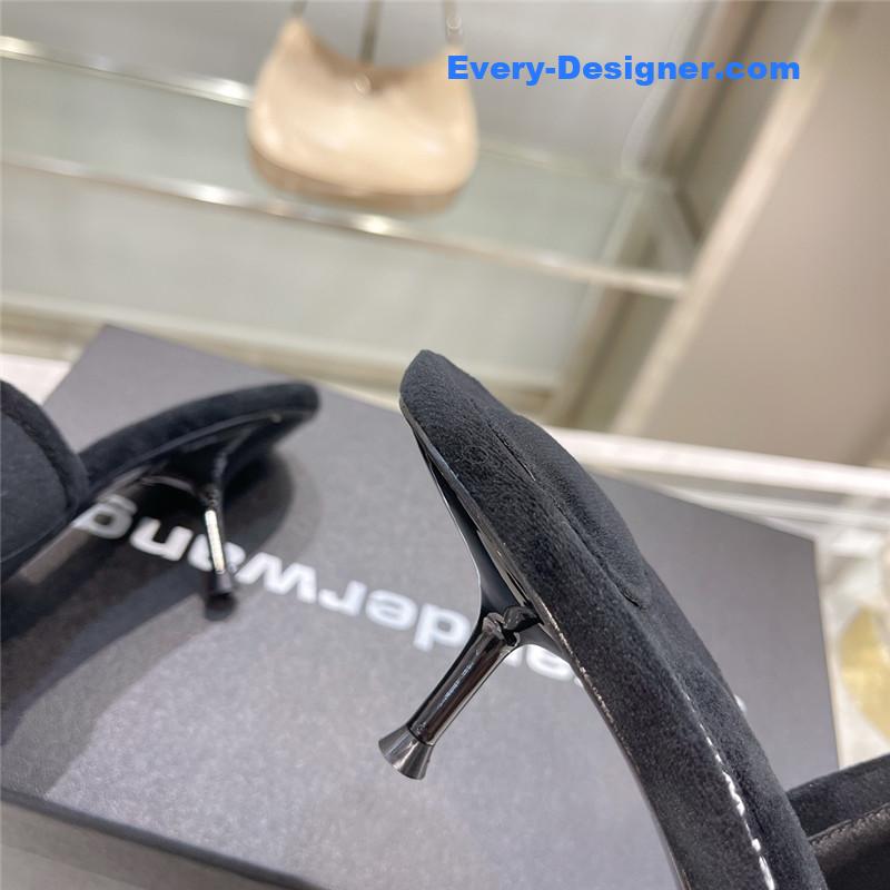 A1exa*der wang rhinestone alphabet slippers