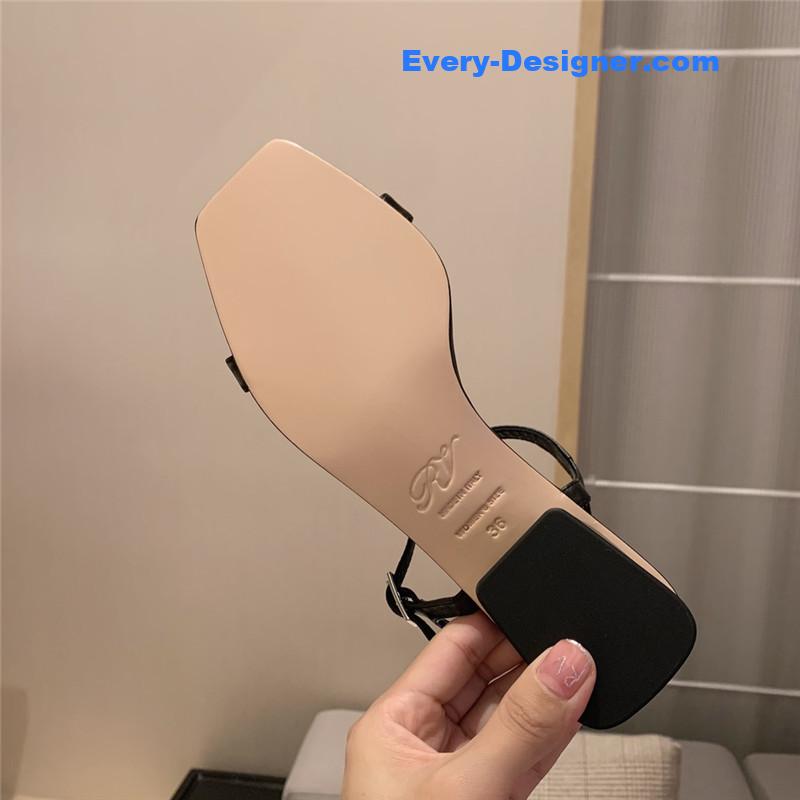 Roger vivier square buckle sandals