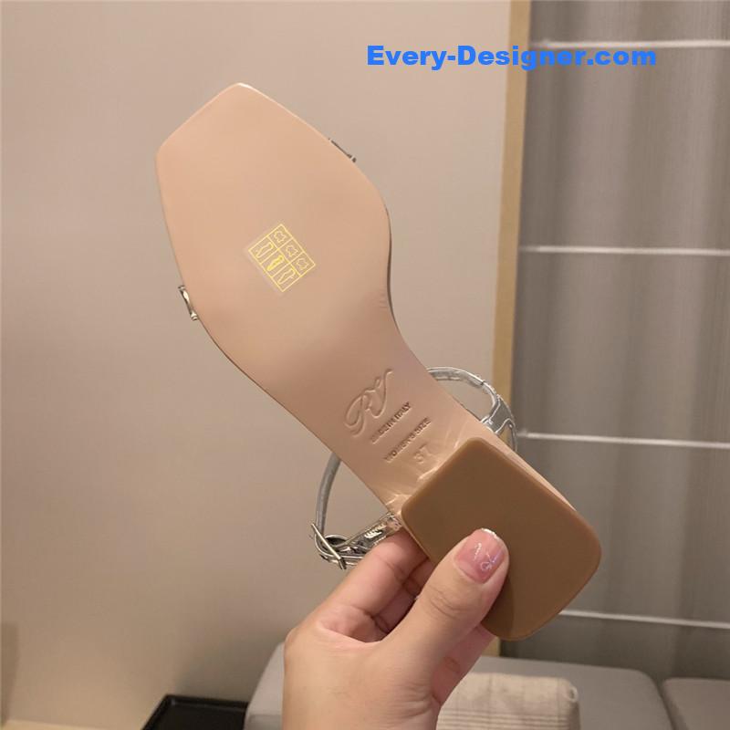 Roger vivier square buckle sandals