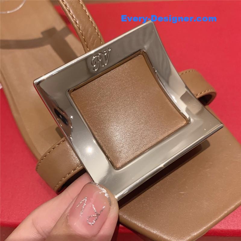 Roger vivier square buckle sandals