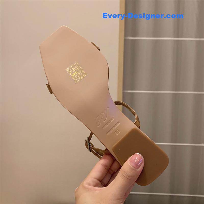 Roger vivier square buckle sandals