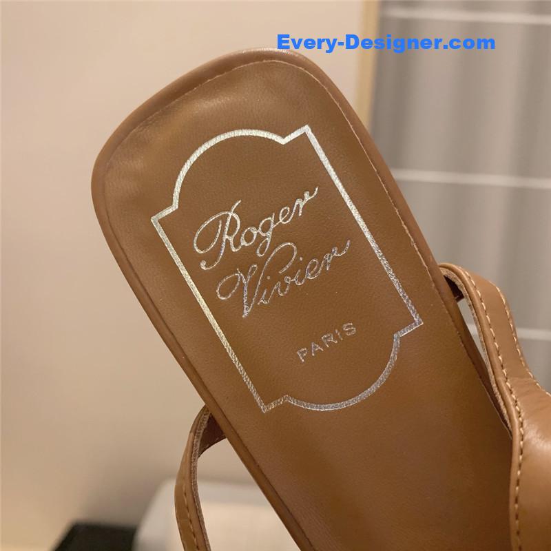 Roger vivier square buckle sandals